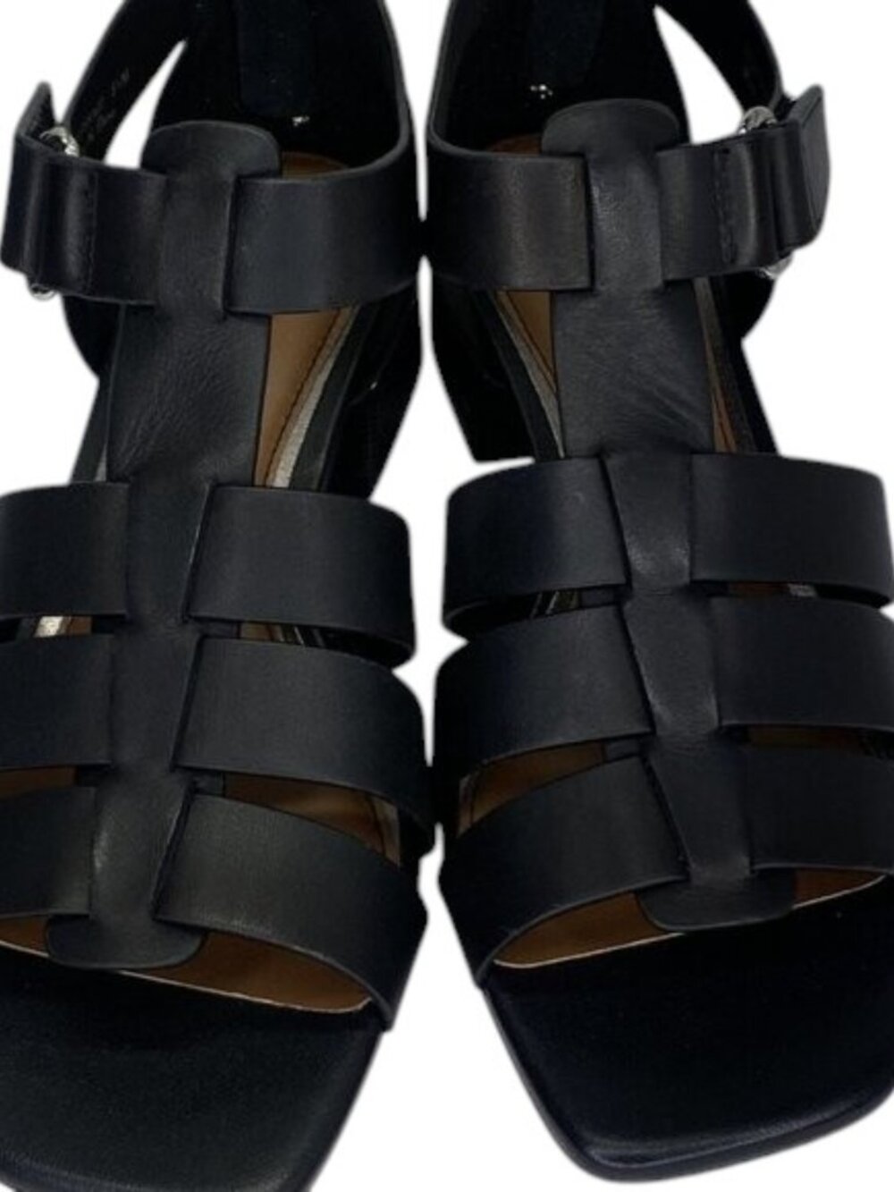 NEW DONALD PLINER Women’s Faleisha Sandals – Black, Size 6.5